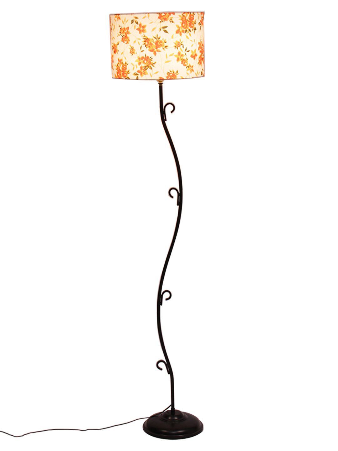 Ambika Home Aurora Series 141 – Multi Premium Powder Coated Iron Floor Lamp for Luxury Living Rooms | E27 Holder Included Bulb - Image 4