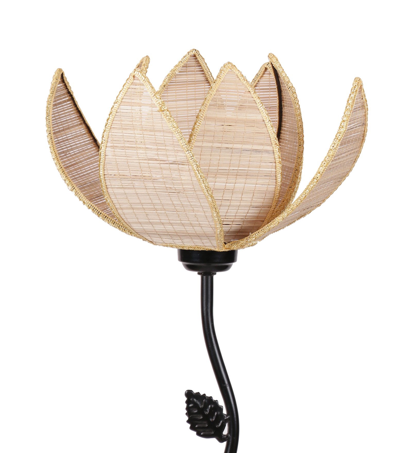 Ambika Home Bamboo Rose Leaf Floor Lamp | Premium Floor Lamp for Living Room, Bedroom, Hallway, Hotel & Guest Room Decor - Image 7
