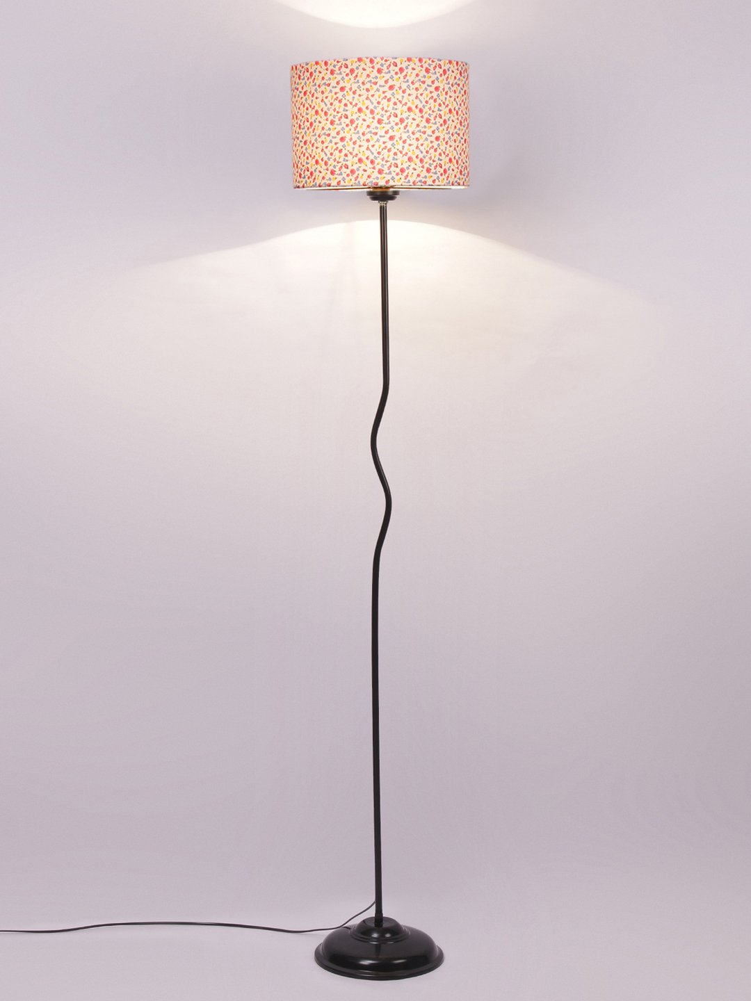 Ambika Home Opulent Series 14 – Multi Premium Powder Coated Iron Floor Lamp for Luxury Living Rooms | E27 Holder Included Bulb - Image 3