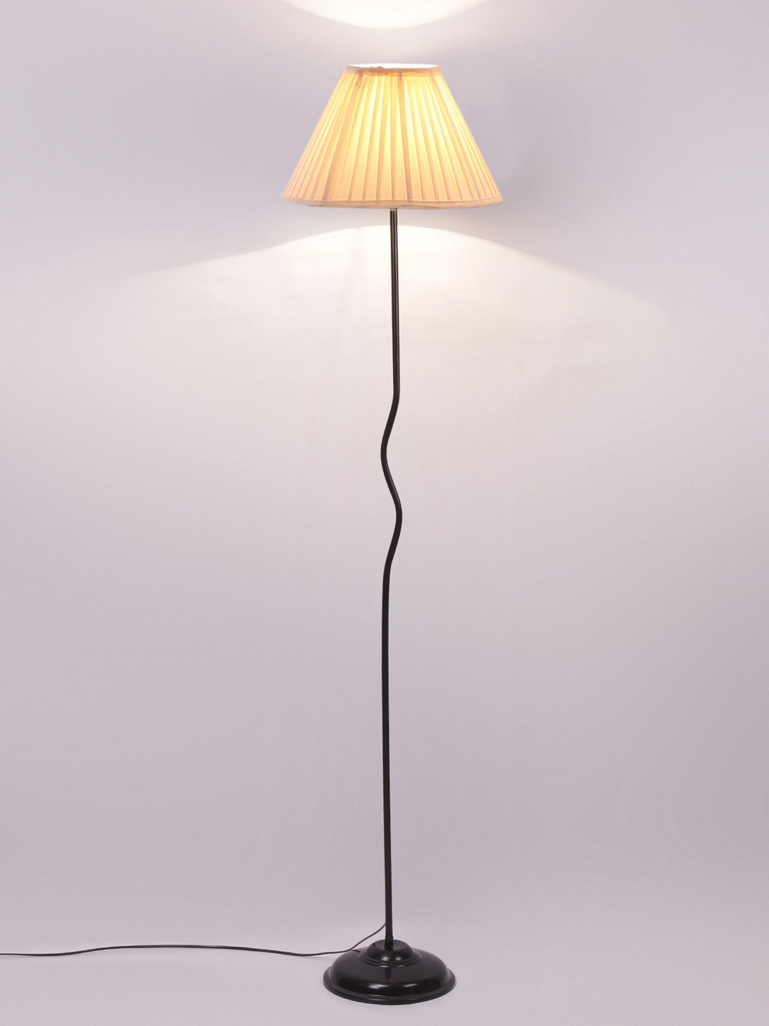 Ambika Home Ambience Pro Series 31 – off-white Premium Powder Coated Iron Floor Lamp for Luxury Living Rooms | E27 Holder Included Bulb - Image 3