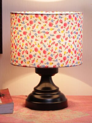 Ambika Home Nordic Collection Multicolor Gola Table Lamp with Iron Base Powder Coated | Premium Decorative Bedside Lamp for Bedroom, Living Room, Hall, Hotel, CafÃ©, Restaurant & Office | E27 Compatible