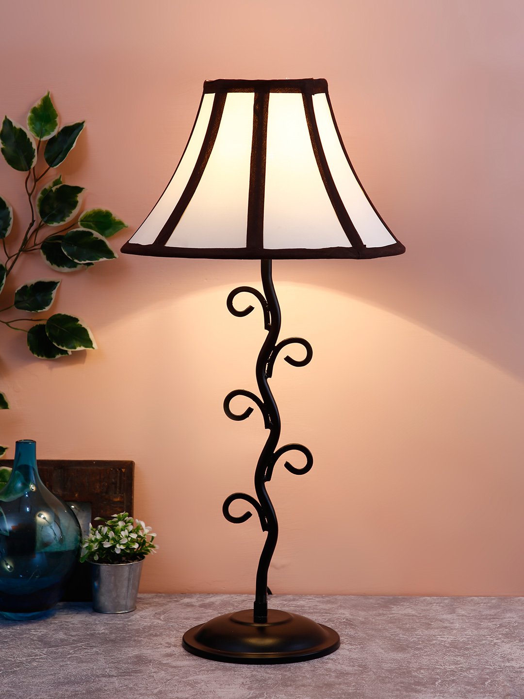 Ambika Home Nordic Collection Multicolor Eye Table Lamp | Premium Decorative Bedside Lamp for Bedroom, Living Room, Hall, Hotel, Café, Restaurant, Office & Study Room | E27 Compatible - Image 2