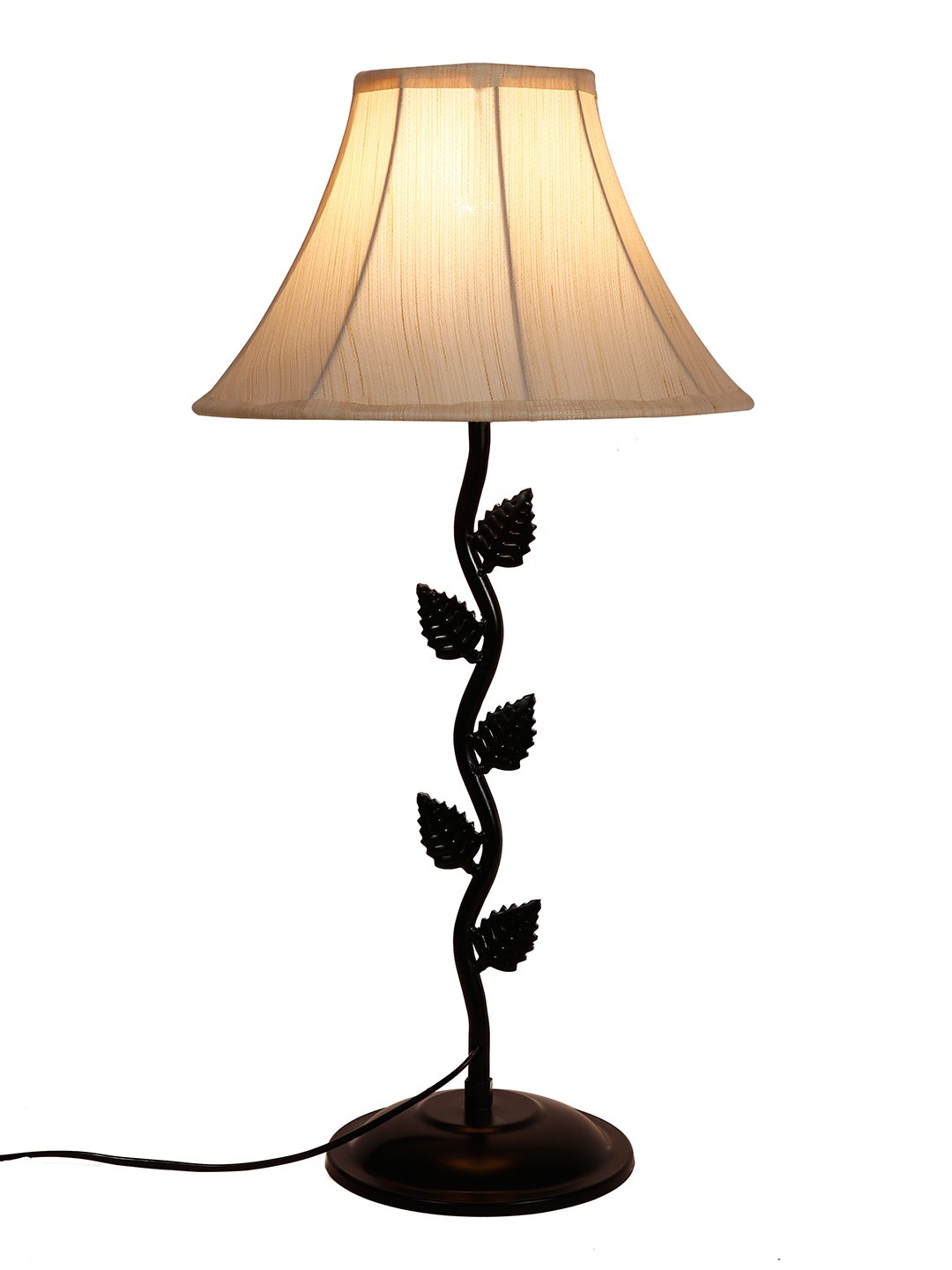 Ambika Home Bohemia Collection off-white Eye Table Lamp | Premium Decorative Bedside Lamp for Bedroom, Living Room, Hall, Hotel, Café, Restaurant, Office & Study Room | E27 Compatible - Image 3