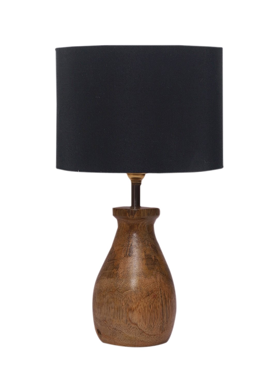Ambika Home Lumina Collection Black Shade Table Lamp | Premium Decorative Bedside Lamp for Bedroom, Living Room, Hall, Hotel, Café, Restaurant, Office & Study Room | E27 Compatible - Image 3