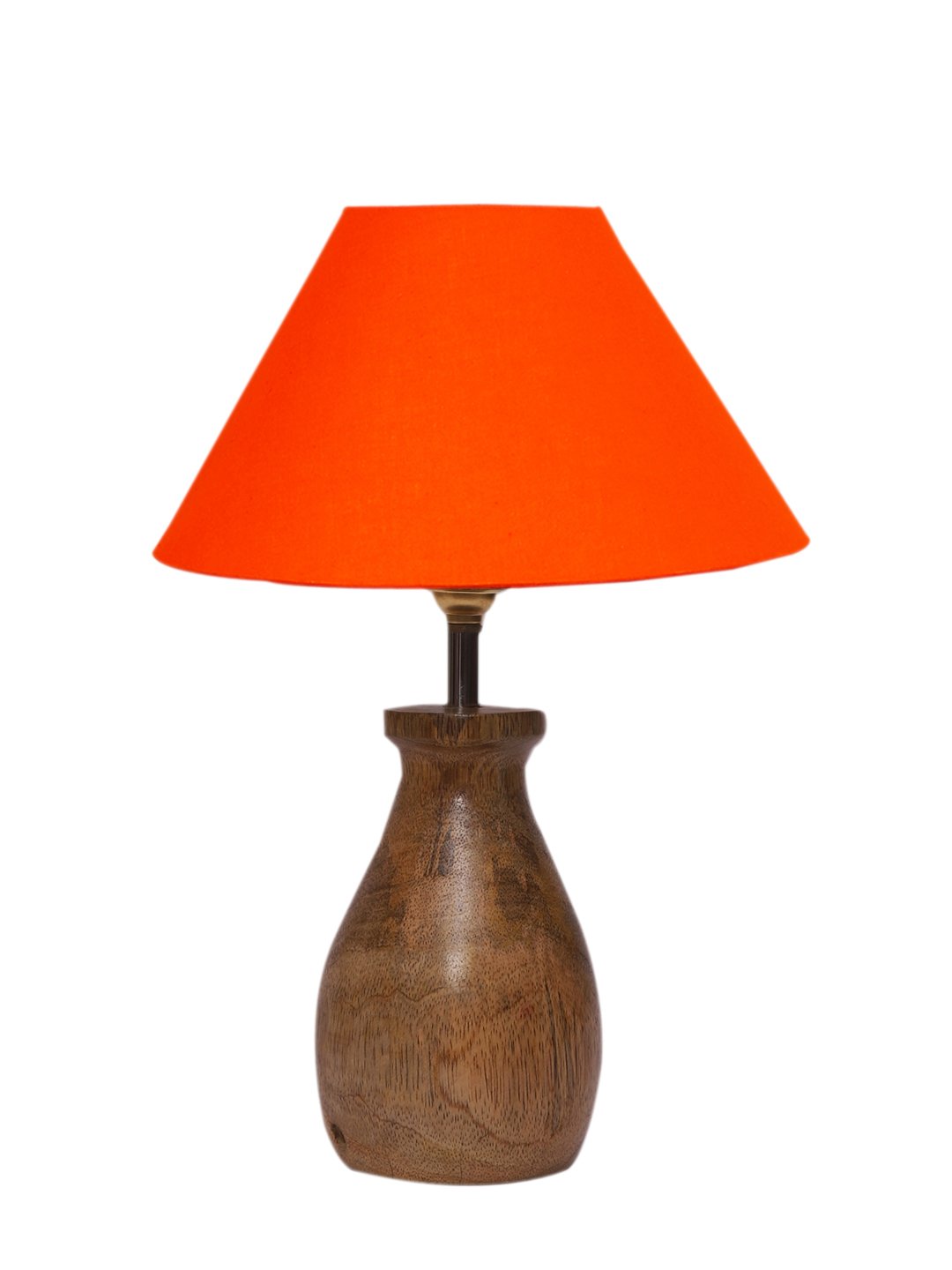 Ambika Home Bohemia Collection Orange Shade Table Lamp | Premium Decorative Bedside Lamp for Bedroom, Living Room, Hall, Hotel, Café, Restaurant, Office & Study Room | E27 Compatible - Image 4