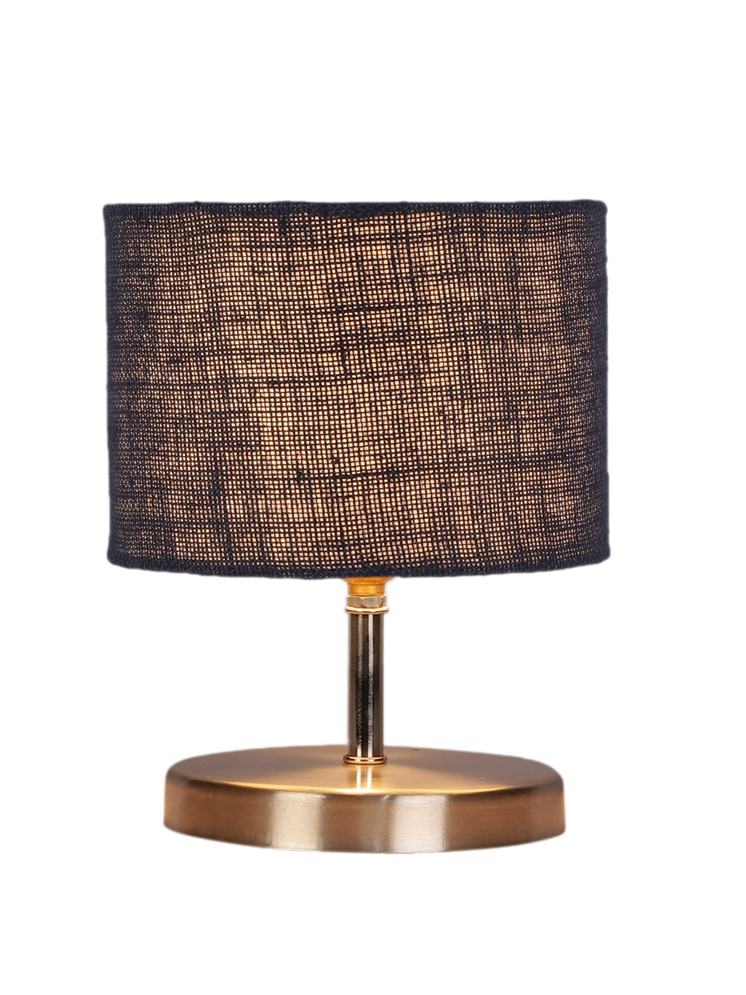 Ambika Home Blue Jute table lamp with Steel Base -68 - Image 4