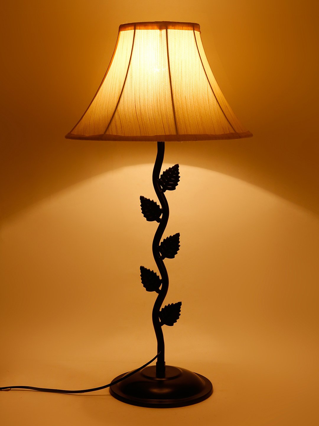 Ambika Home Bohemia Collection off-white Eye Table Lamp | Premium Decorative Bedside Lamp for Bedroom, Living Room, Hall, Hotel, Café, Restaurant, Office & Study Room | E27 Compatible - Image 5