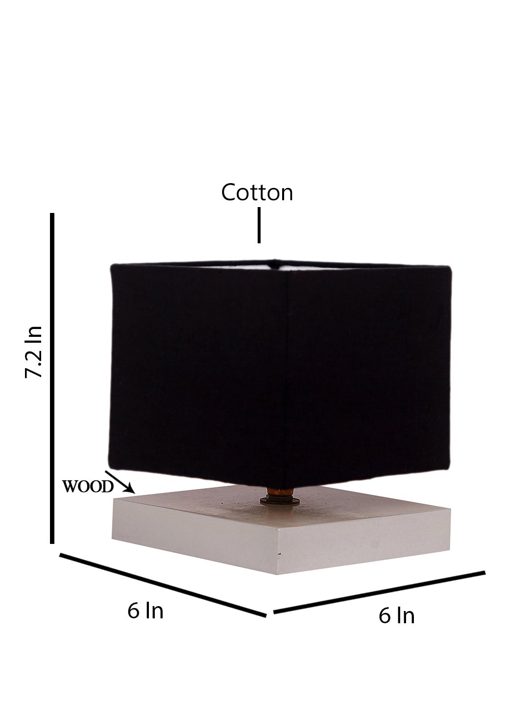 Ambika Home Elite Black Cotton Lamp Shade | Premium Living Collection for Table Lamp, Floor Lamp, Hotel, Caf? & Home D?cor - Image 6