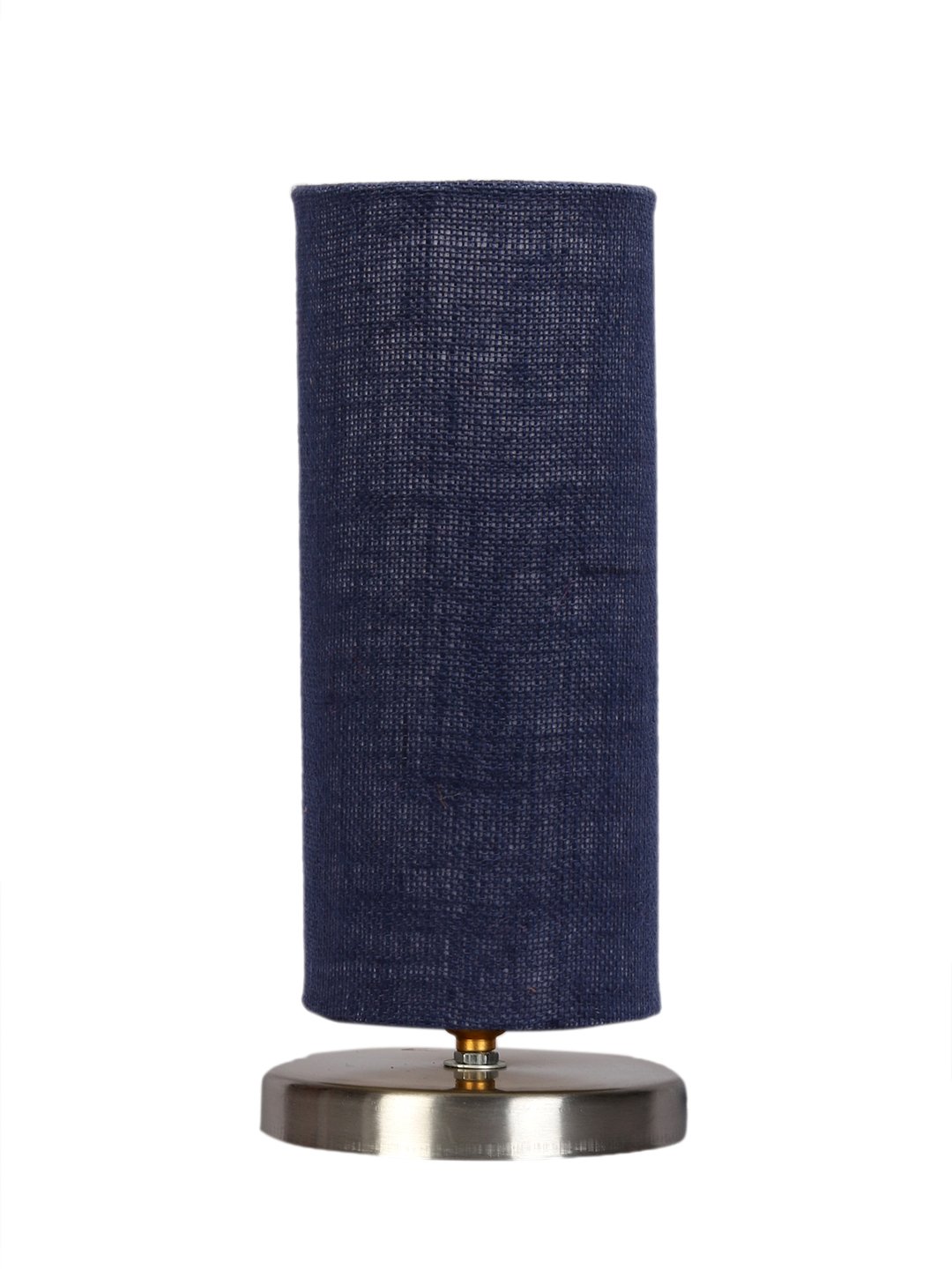 Ambika Home Blue Jute table lamp with Steel Base -12 - Image 6