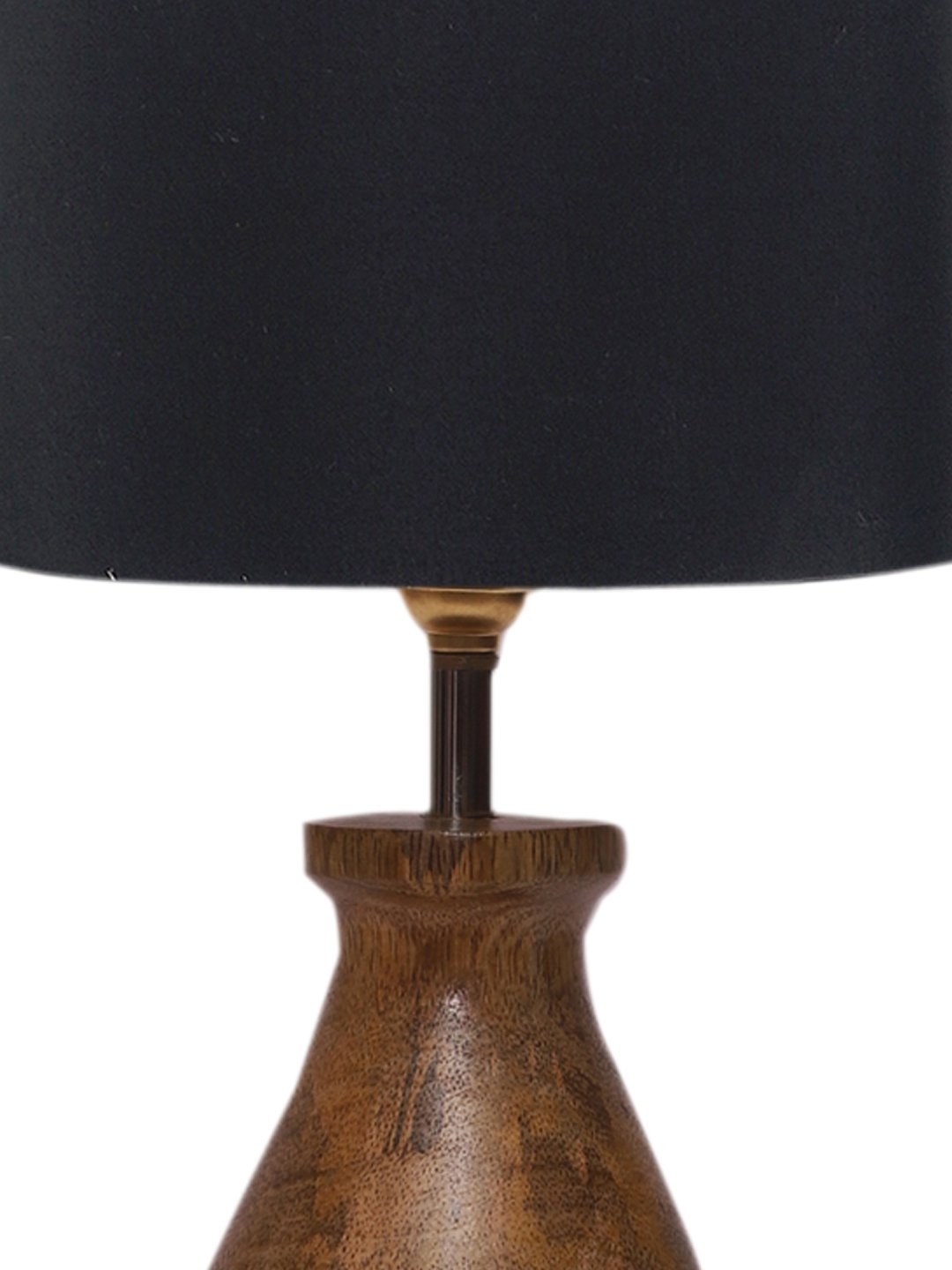 Ambika Home Lumina Collection Black Shade Table Lamp | Premium Decorative Bedside Lamp for Bedroom, Living Room, Hall, Hotel, Café, Restaurant, Office & Study Room | E27 Compatible - Image 6