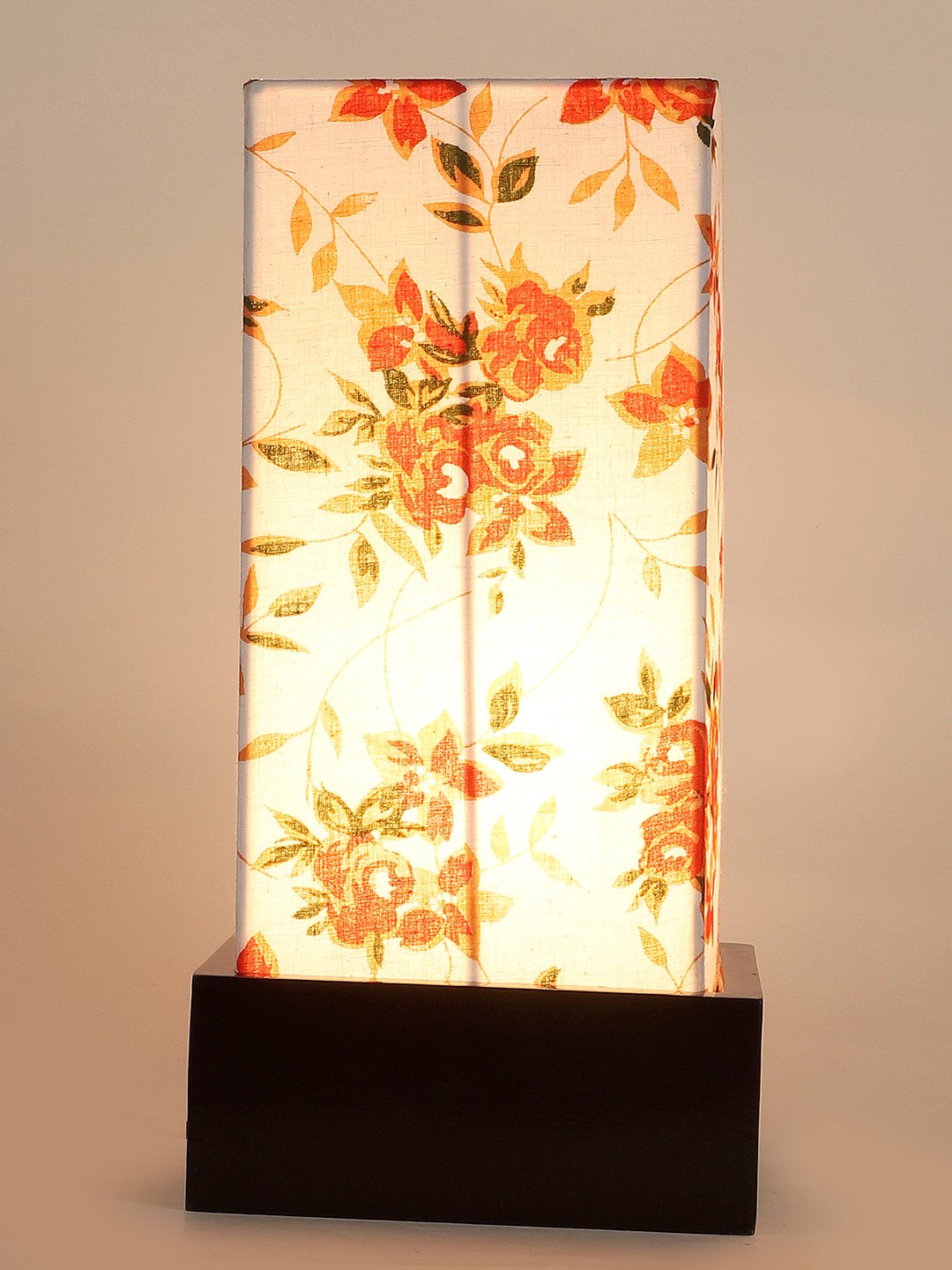 Ambika Home Multi Multi Square Brown Table Lamp Shade | Decorative Bedside Lamp for Living Room, Bedroom, Hotel, Cafe & Restaurant | SKU AT59 - Image 6