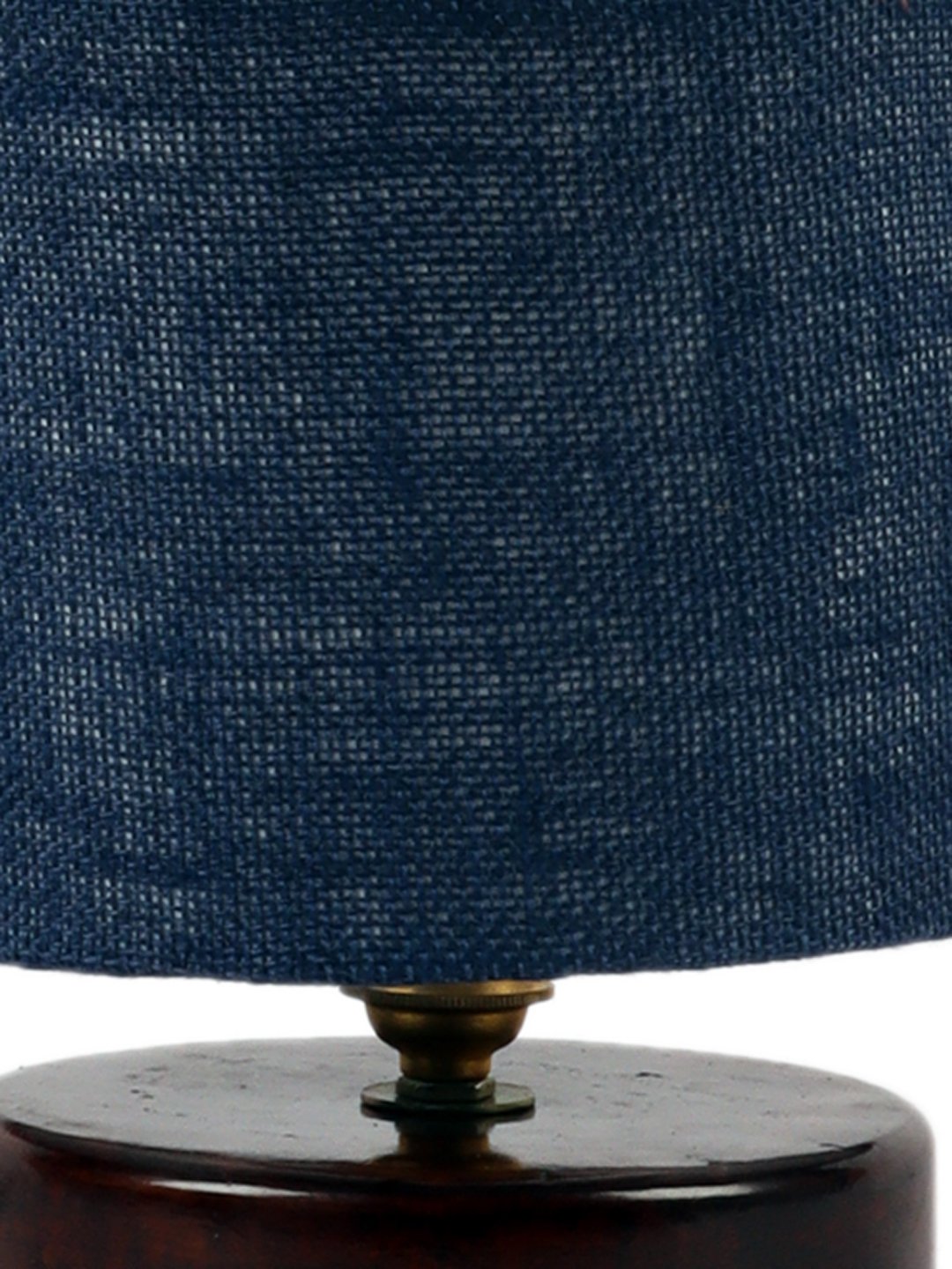 Ambika Home Solara Collection Blue Gola Table Lamp with Wooden Base | Premium Decorative Bedside Lamp for Bedroom, Living Room, Hall, Hotel, Café, Restaurant & Office | E27 Compatible - Image 7