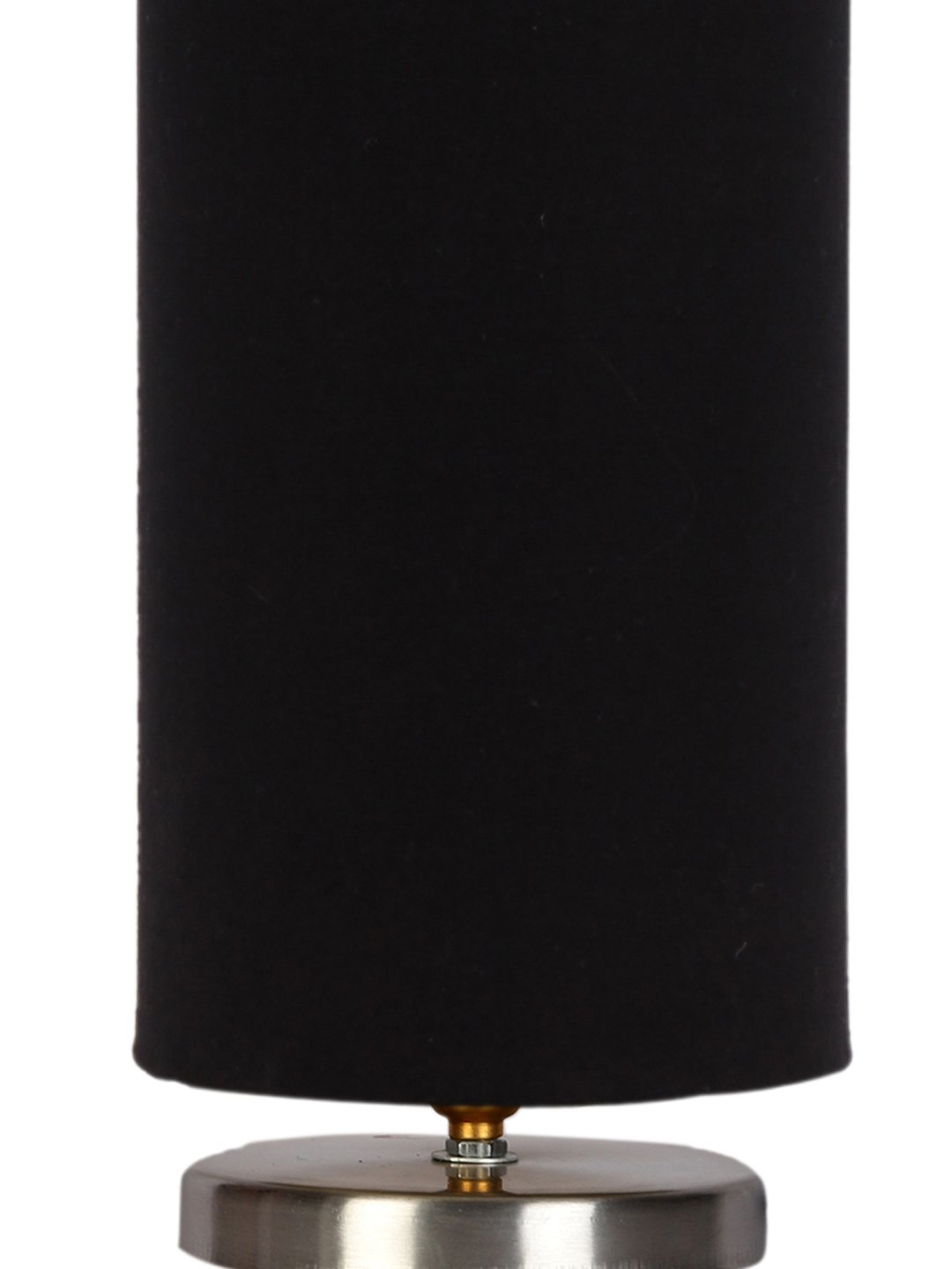 Ambika Home Black cotton table lamp with Steel Base -2 - Image 8