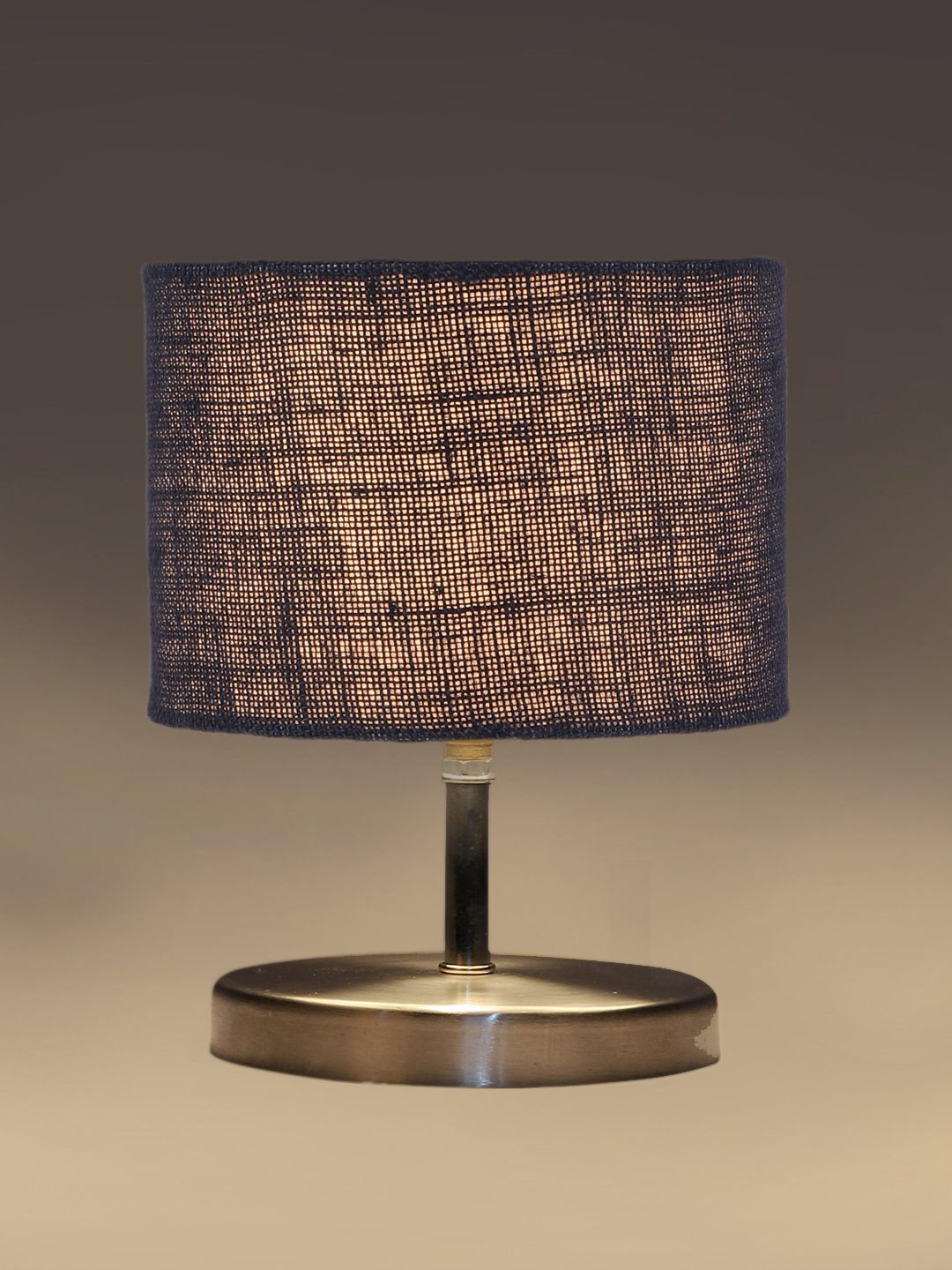 Ambika Home Blue Jute table lamp with Steel Base -68 - Image 7