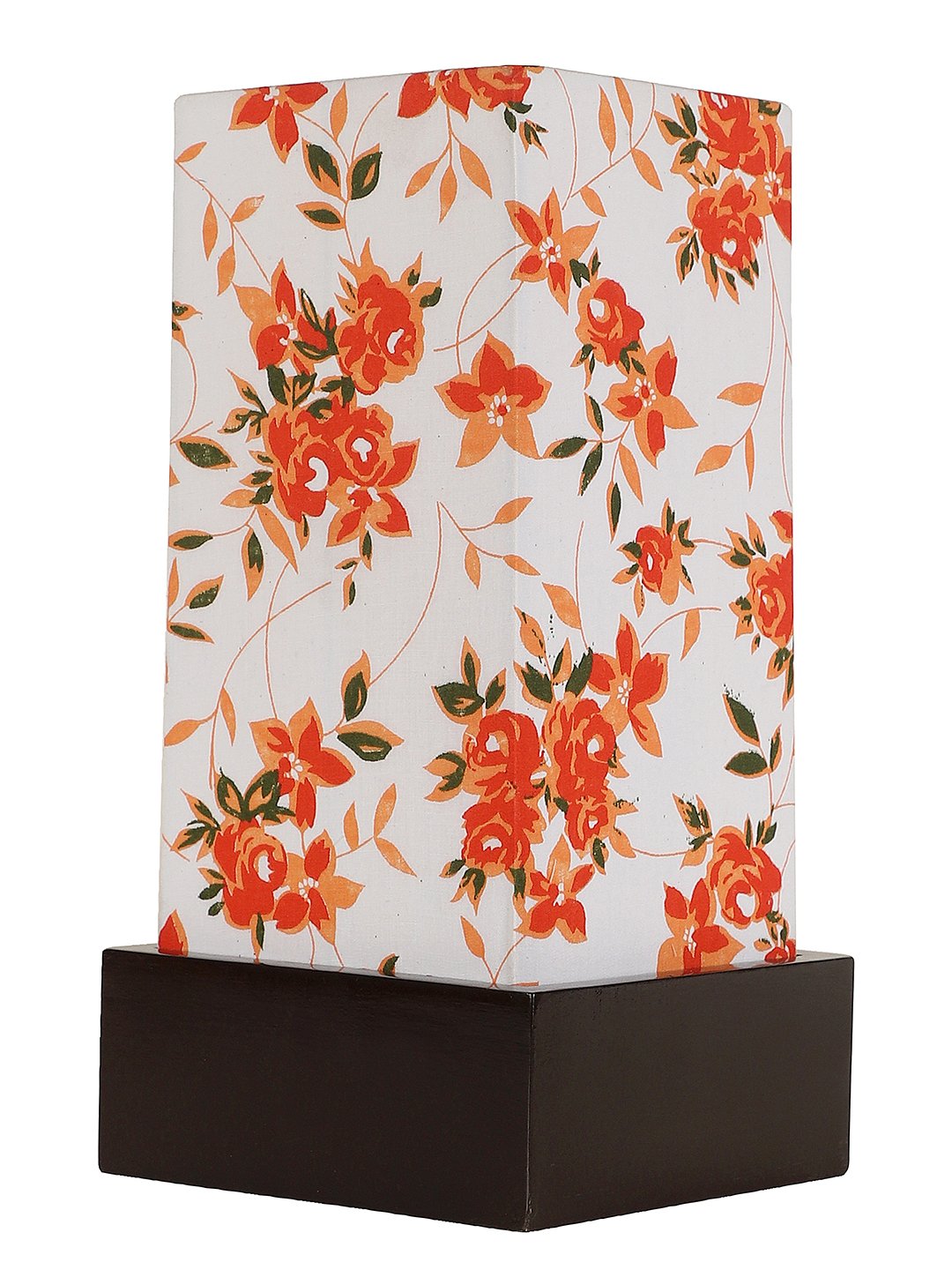 Ambika Home Multi Multi Square Brown Table Lamp Shade | Decorative Bedside Lamp for Living Room, Bedroom, Hotel, Cafe & Restaurant | SKU AT59 - Image 8