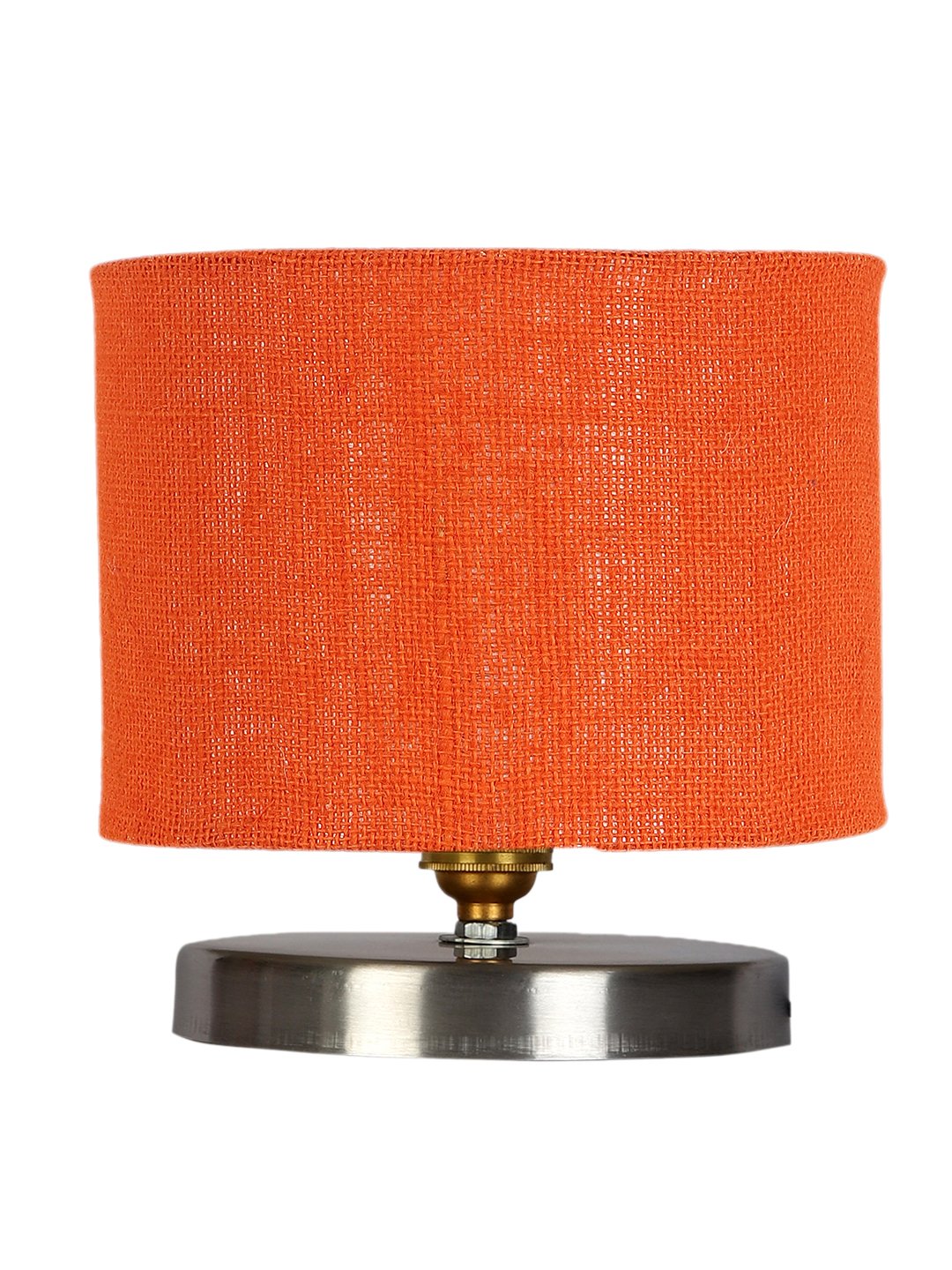 Ambika Home Orange Jute Table Lamp with Steel Base -35 - Image 8