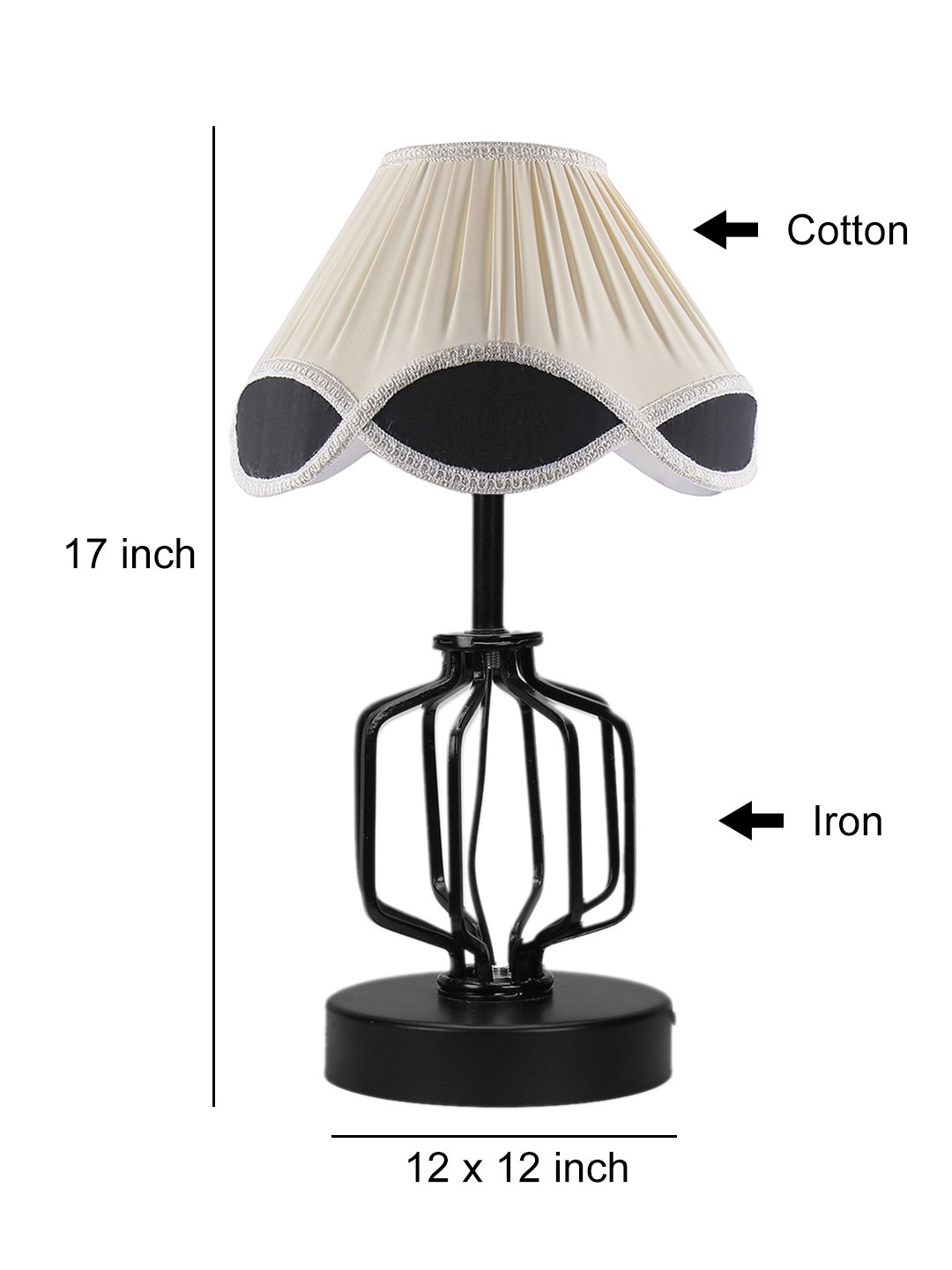 Ambika Home Elara Collection Multi Eye Table Lamp | Premium Decorative Bedside Lamp for Bedroom, Living Room, Hall, Hotel, Café, Restaurant, Office & Study Room | E27 Compatible - Image 4