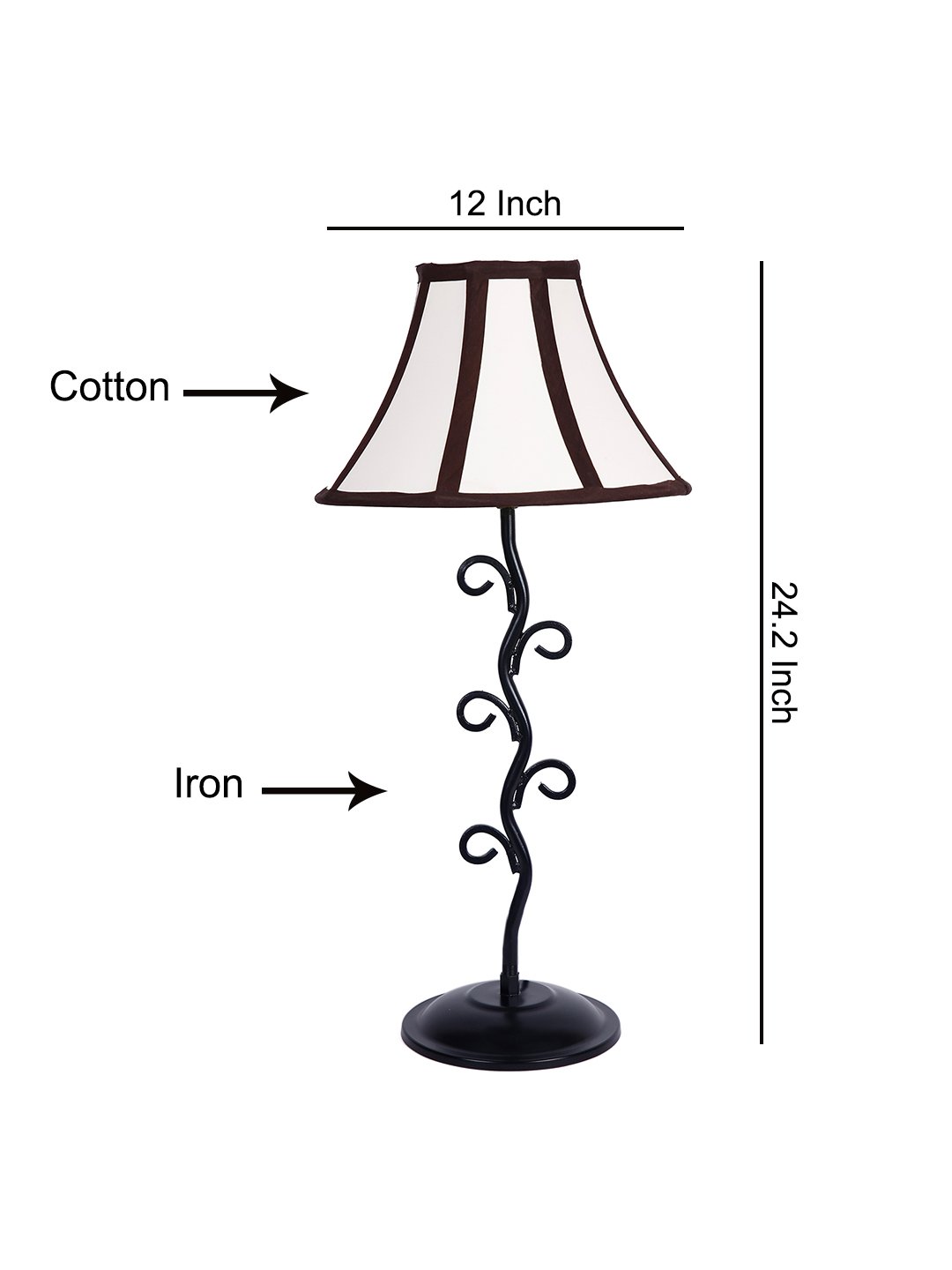 Ambika Home Nordic Collection Multicolor Eye Table Lamp | Premium Decorative Bedside Lamp for Bedroom, Living Room, Hall, Hotel, Café, Restaurant, Office & Study Room | E27 Compatible - Image 6