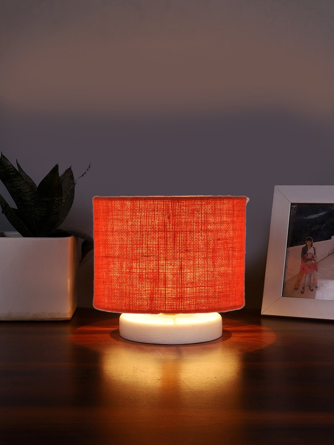 Ambika Home Luxe Orange Jute Lamp Shade | Premium Harmony Collection for Table Lamp, Floor Lamp, Hotel, Caf? & Home D?cor - Image 7