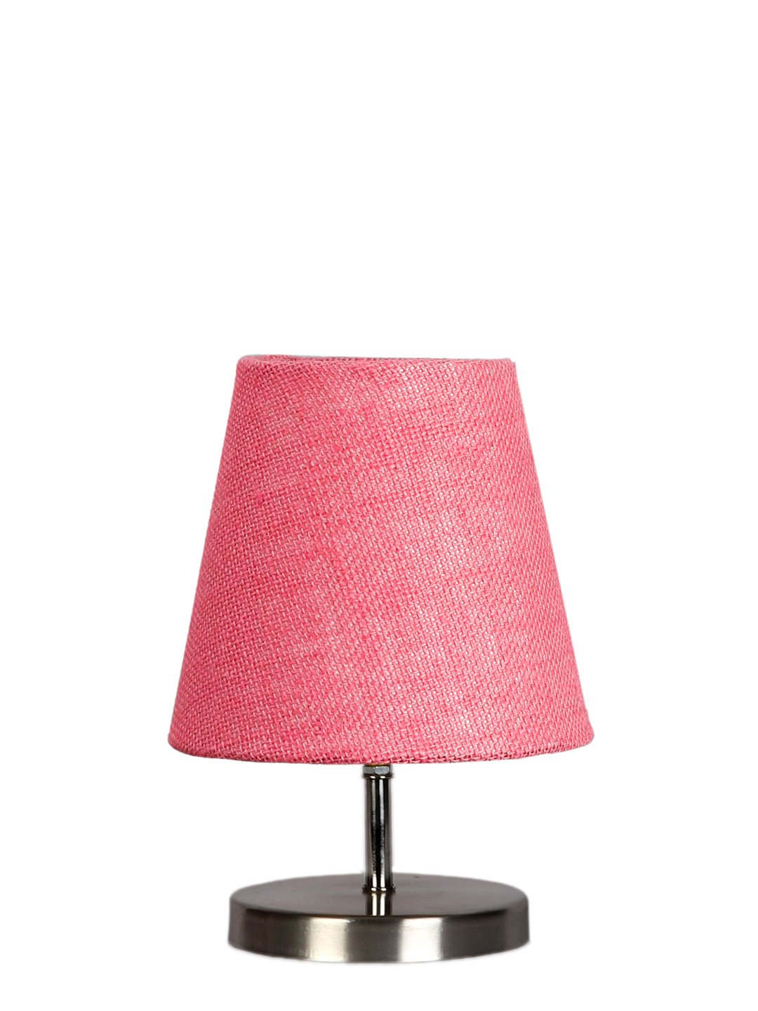 Ambika Home Pink Jute Shade Wooden Table Lamp | Modern Bedside Lamp for Bedroom, Living Room, Hotel, Café & Home Décor - Image 4