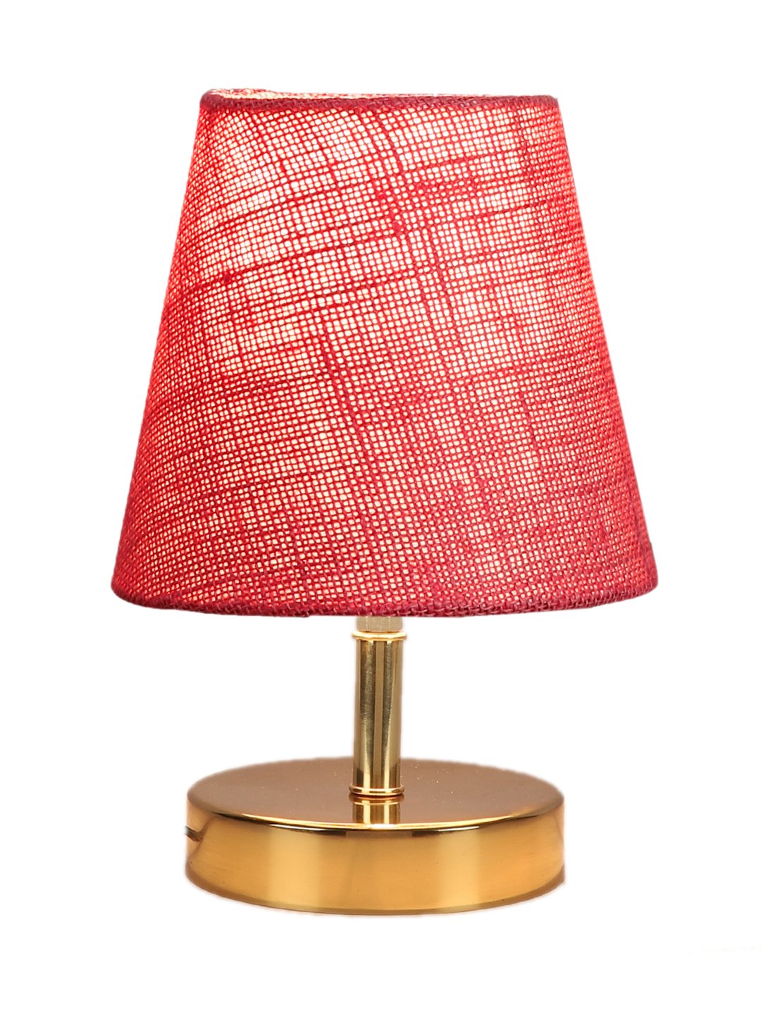 Ambika Home Pink Jute Shade Wooden Table Lamp | Modern Bedside Lamp for Bedroom, Living Room, Hotel, Café & Home Décor - Image 6