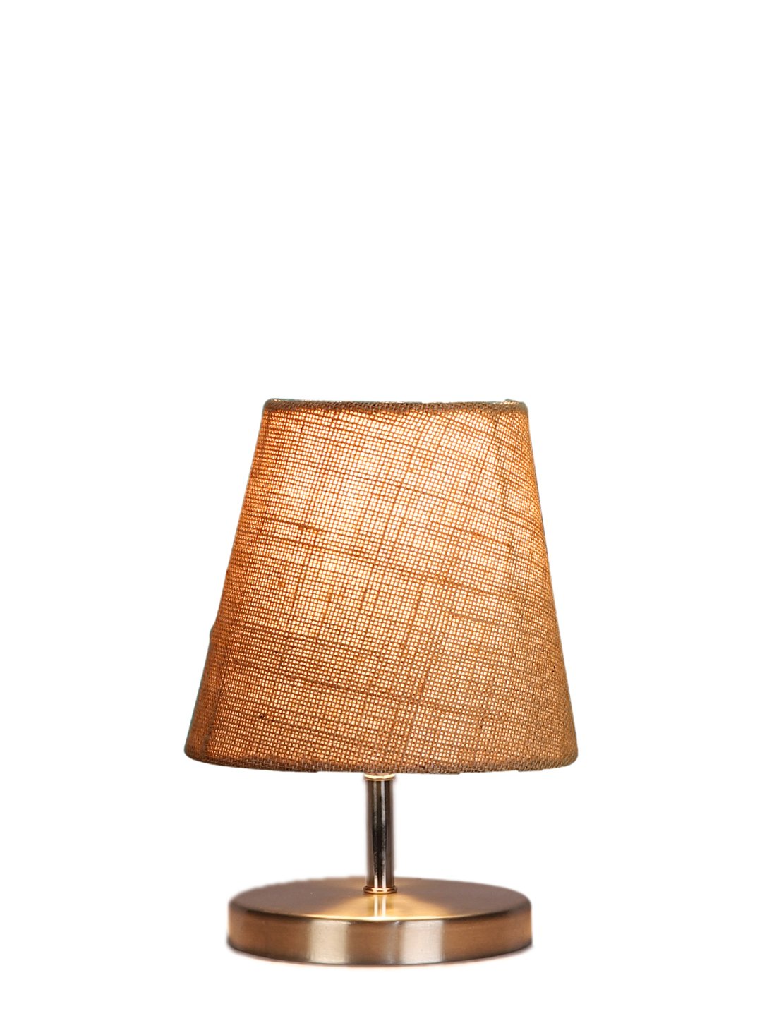 Ambika Home Beige Jute Shade Wooden Table Lamp | Modern Bedside Lamp for Bedroom, Living Room, Hotel, Café & Home Décor - Image 6