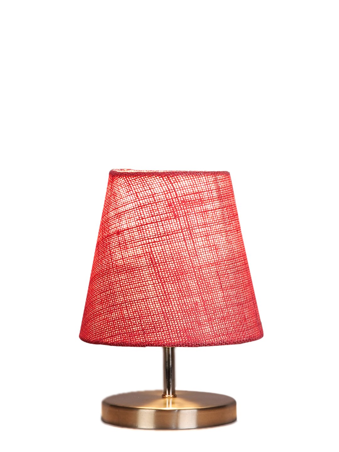 Ambika Home Pink Jute Shade Wooden Table Lamp | Modern Bedside Lamp for Bedroom, Living Room, Hotel, Café & Home Décor - Image 6