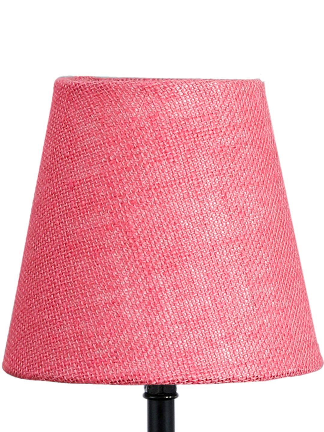 Ambika Home Pink Jute Shade Wooden Table Lamp | Modern Bedside Lamp for Bedroom, Living Room, Hotel, Café & Home Décor - Image 8