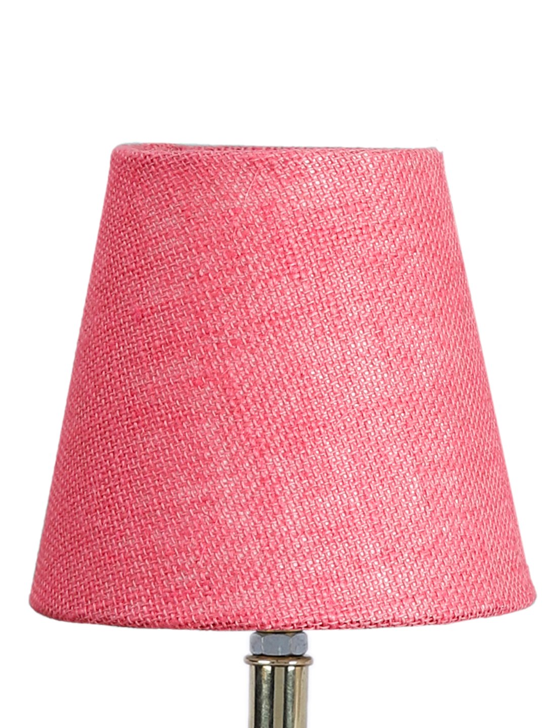 Ambika Home Pink Jute Shade Wooden Table Lamp | Modern Bedside Lamp for Bedroom, Living Room, Hotel, Café & Home Décor - Image 8