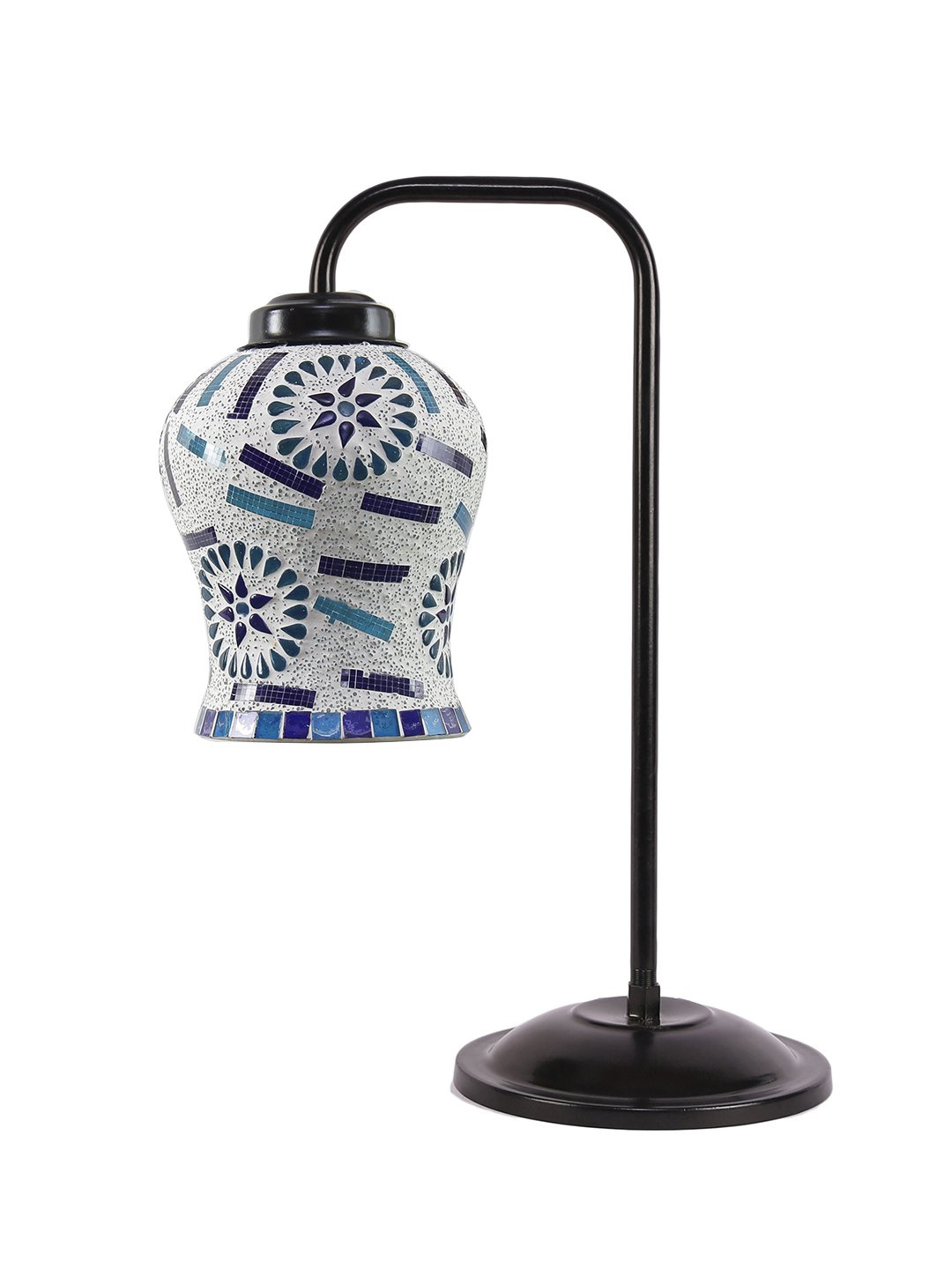 Ambika Home Minimalist Multi Iron Table Lamp with Designer Shade for Living Room | Premium Home Decor Bedside Lamp - Image 5