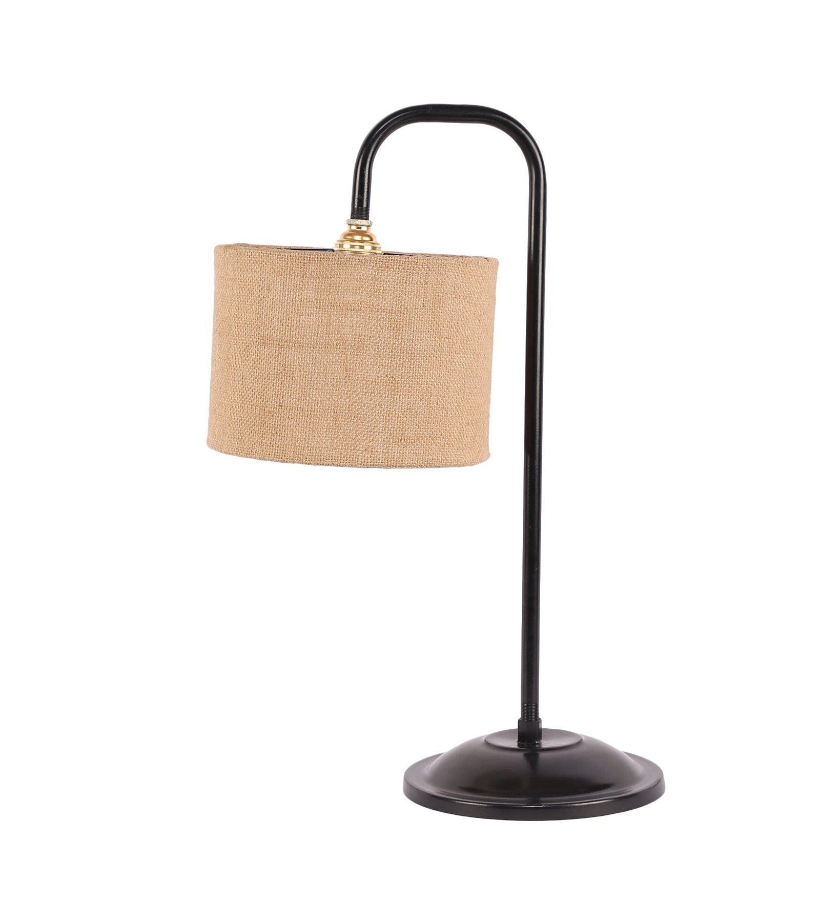 Ambika Home Scandinavian Beige Iron Table Lamp with Designer Shade for Restaurant | Premium Home Decor Bedside Lamp - Image 5