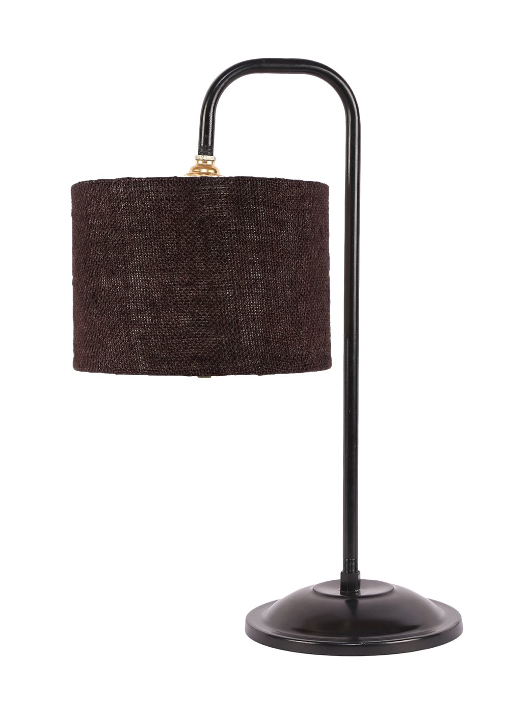 Ambika Home Industrial Brown Iron Table Lamp with Designer Shade for Living Room | Premium Home Decor Bedside Lamp - Image 5