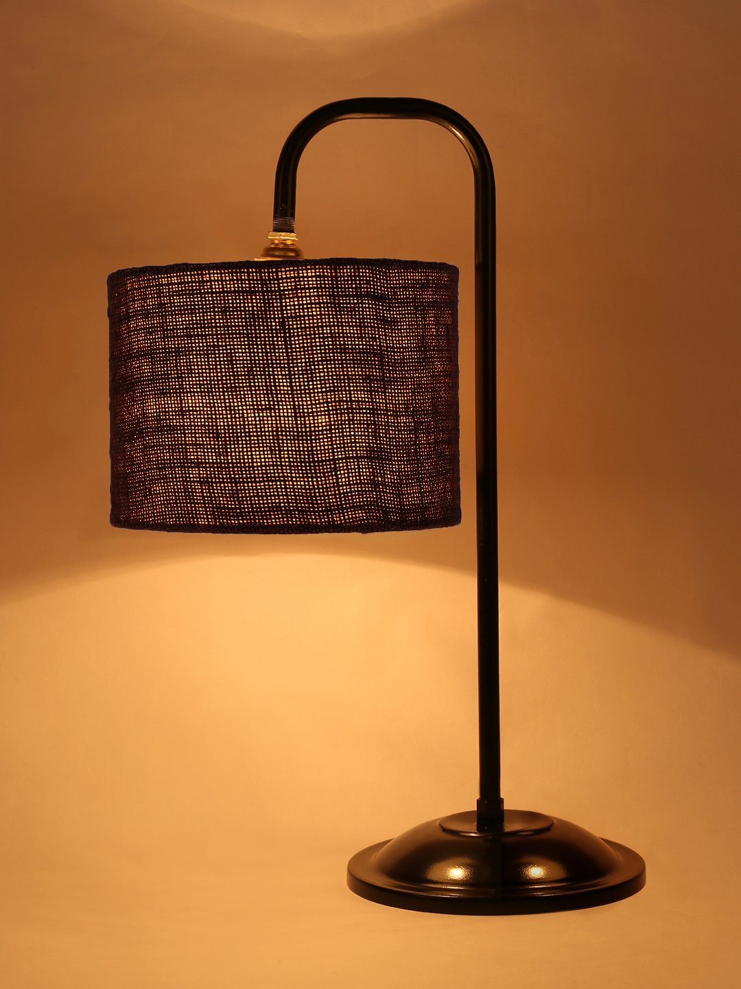 Ambika Home Industrial Brown Iron Table Lamp with Designer Shade for Living Room | Premium Home Decor Bedside Lamp - Image 6