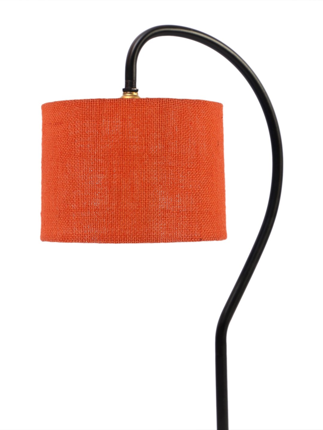 Ambika Home Elegant Orange Iron Table Lamp with Designer Shade for Living Room | Premium Home Decor Bedside Lamp - Image 8