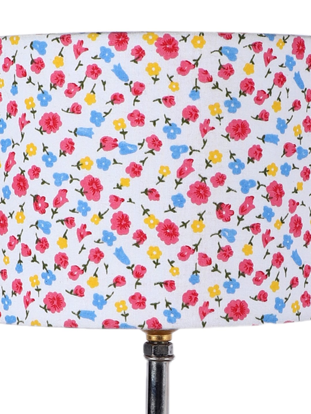Devansh Multicolor Cotton Table Lamp with Wooden Base | Decorative Bedside Lamp for Living Room, Bedroom, Hotel, Café, Restaurant & Home Décor - Image 8