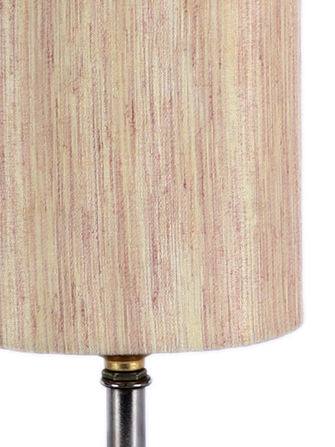 Devansh Off-white Cotton Table Lamp with Wooden Base | Decorative Bedside Lamp for Living Room, Bedroom, Hotel, Café, Restaurant & Home Décor - Image 8