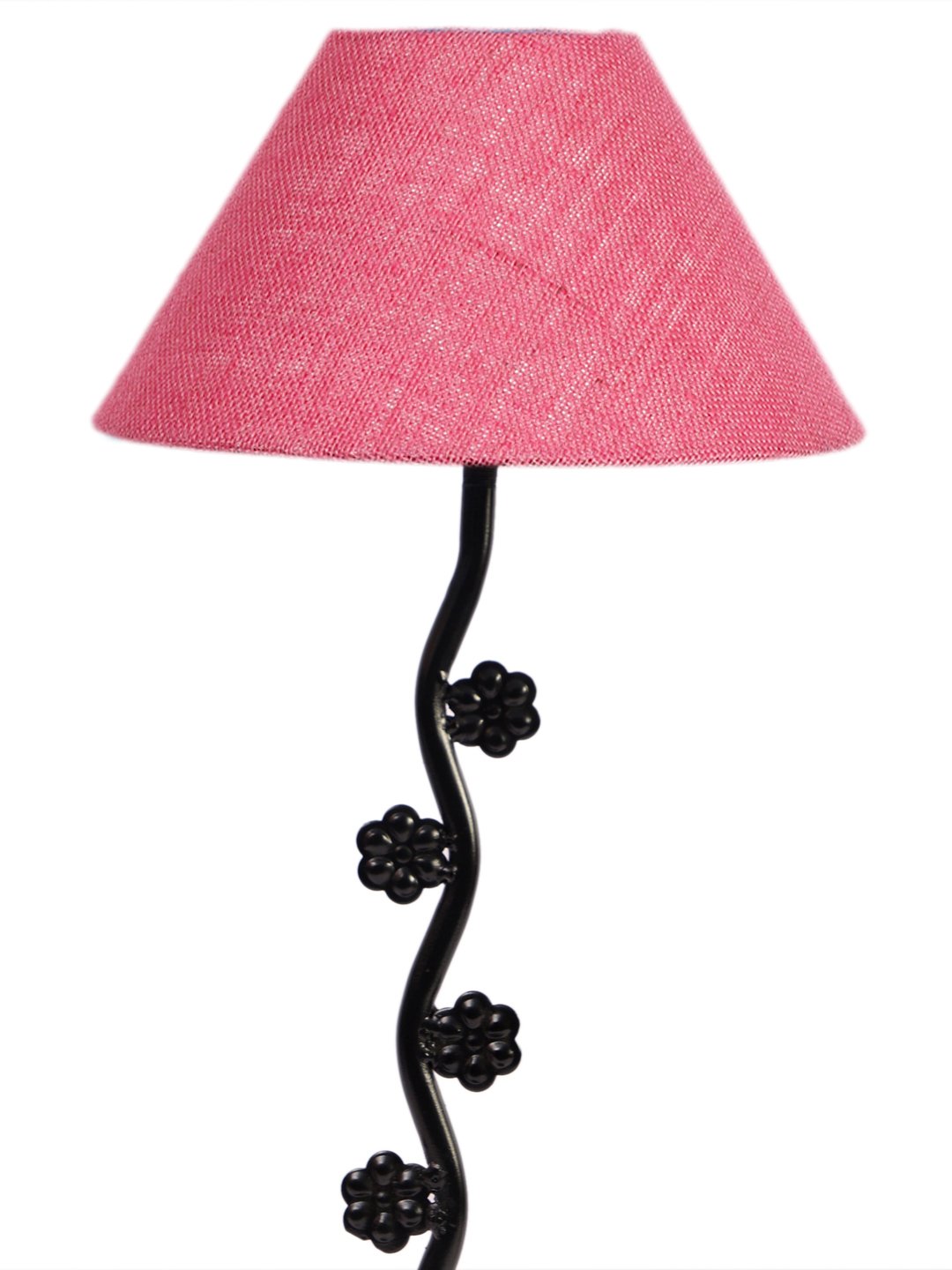 Ambika Home Scandinavian pink Iron Table Lamp with Designer Shade for Living Room | Premium Home Decor Bedside Lamp - Image 8