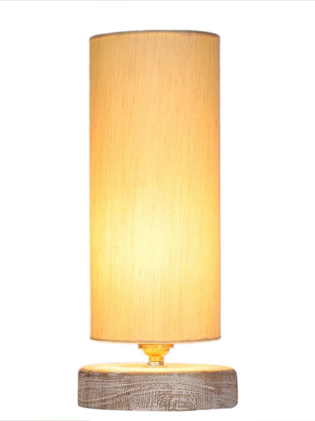 Ambika Home off-white Wood White Brushed Decorative Table Lamp | Premium Handmade Home Decor | Bedroom Living Room Bedside Hotel Café | WK42 - Image 6
