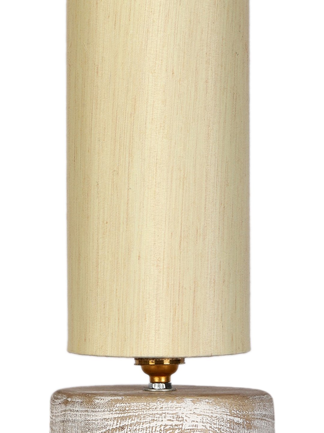 Ambika Home off-white Wood White Brushed Decorative Table Lamp | Premium Handmade Home Decor | Bedroom Living Room Bedside Hotel Café | WK42 - Image 8