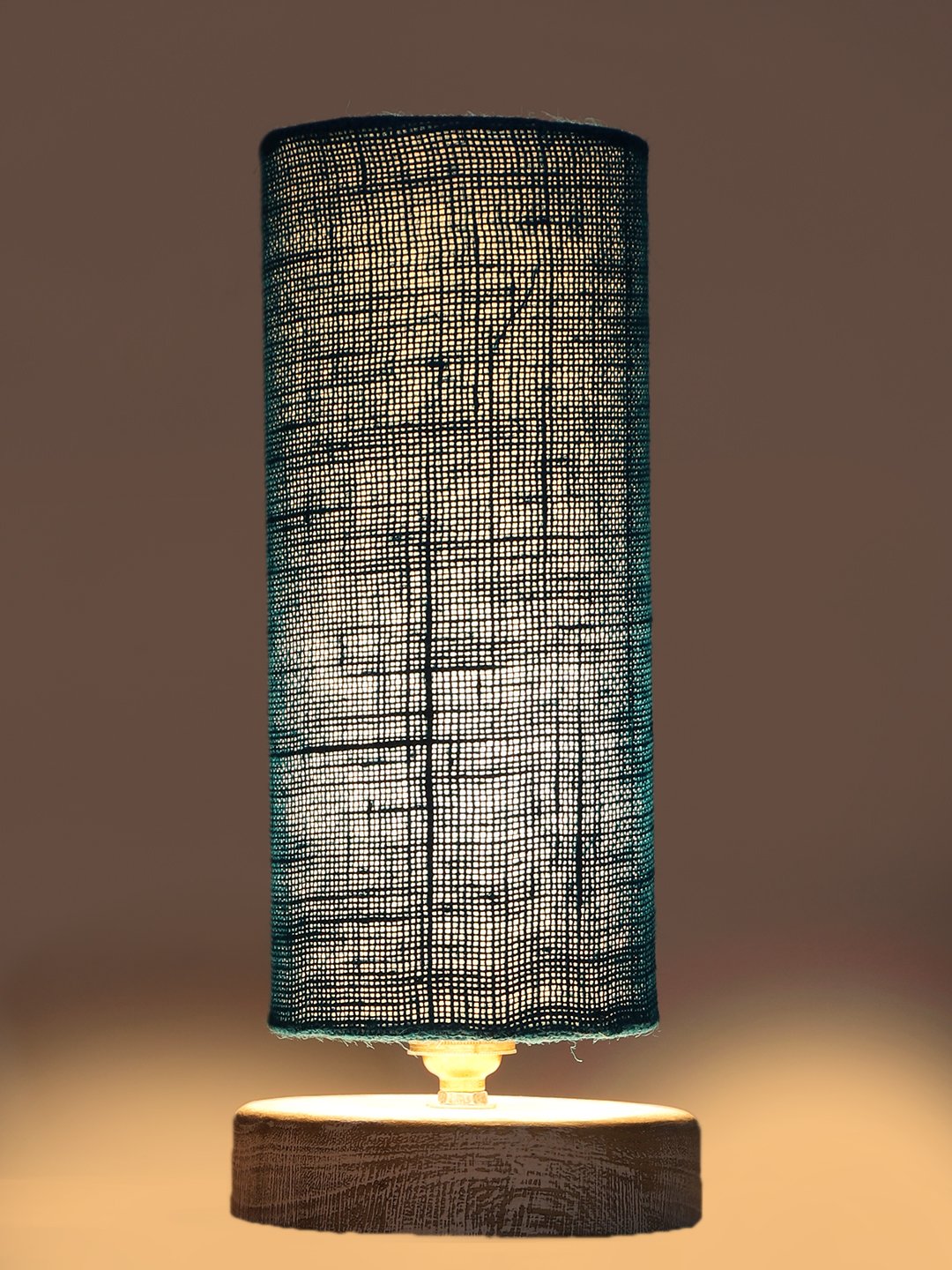 Ambika Home Blue Wood White Brushed Decorative Table Lamp | Premium Handmade Home Decor | Bedroom Living Room Bedside Hotel Café | WK54 - Image 7