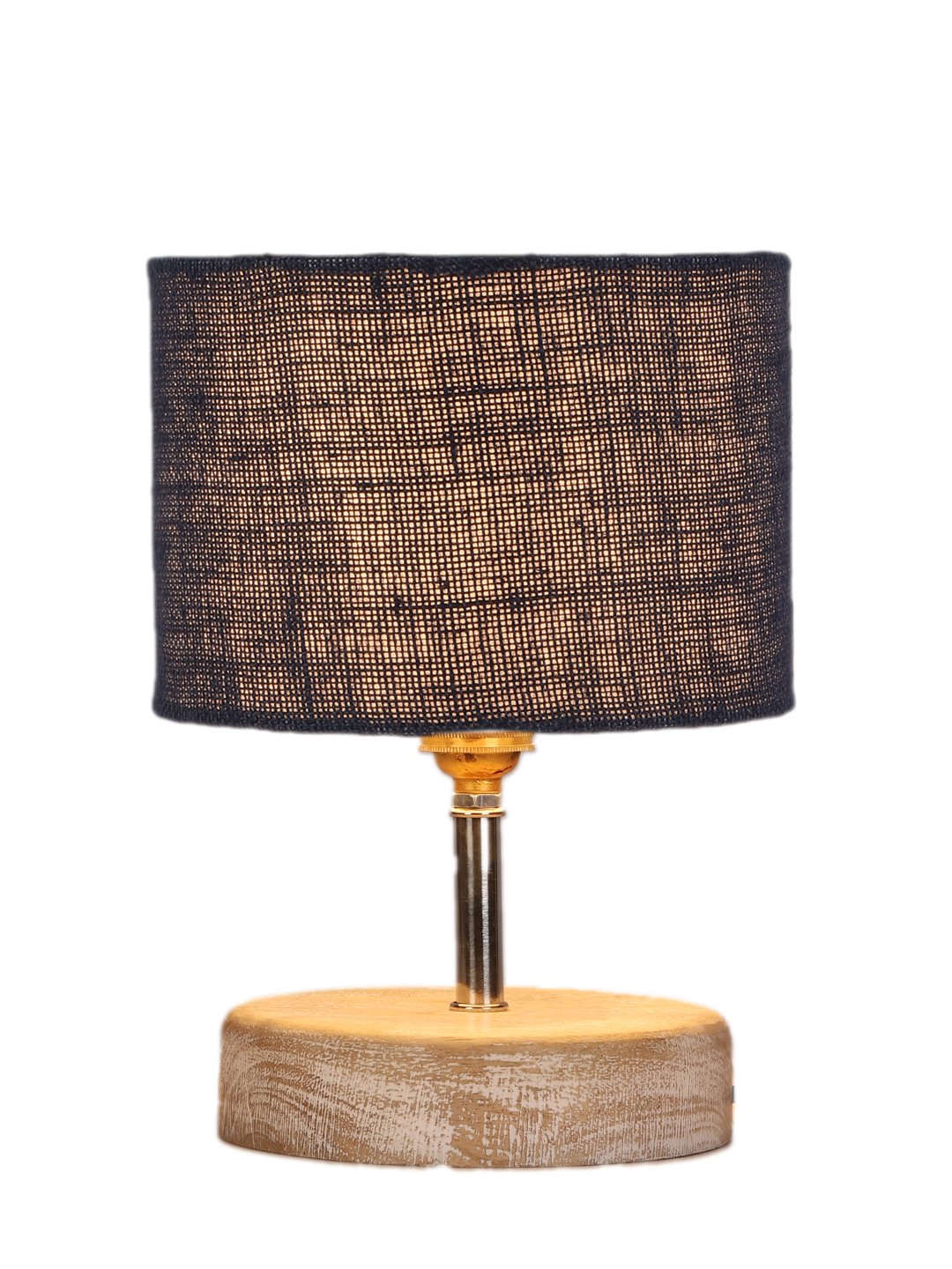 Ambika Home Blue Wood White Brushed Decorative Table Lamp | Premium Handmade Home Decor | Bedroom Living Room Bedside Hotel Café | WK31 - Image 5