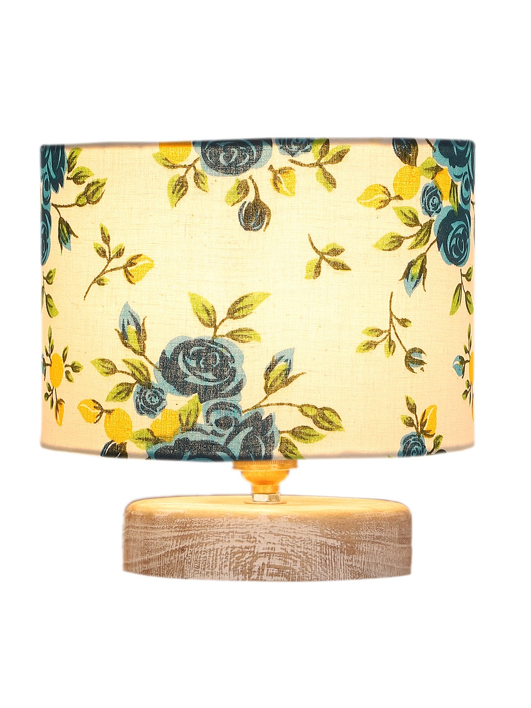 Ambika Home Multi Wood White Brushed Decorative Table Lamp | Premium Handmade Home Decor | Bedroom Living Room Bedside Hotel Café | WK76 - Image 5