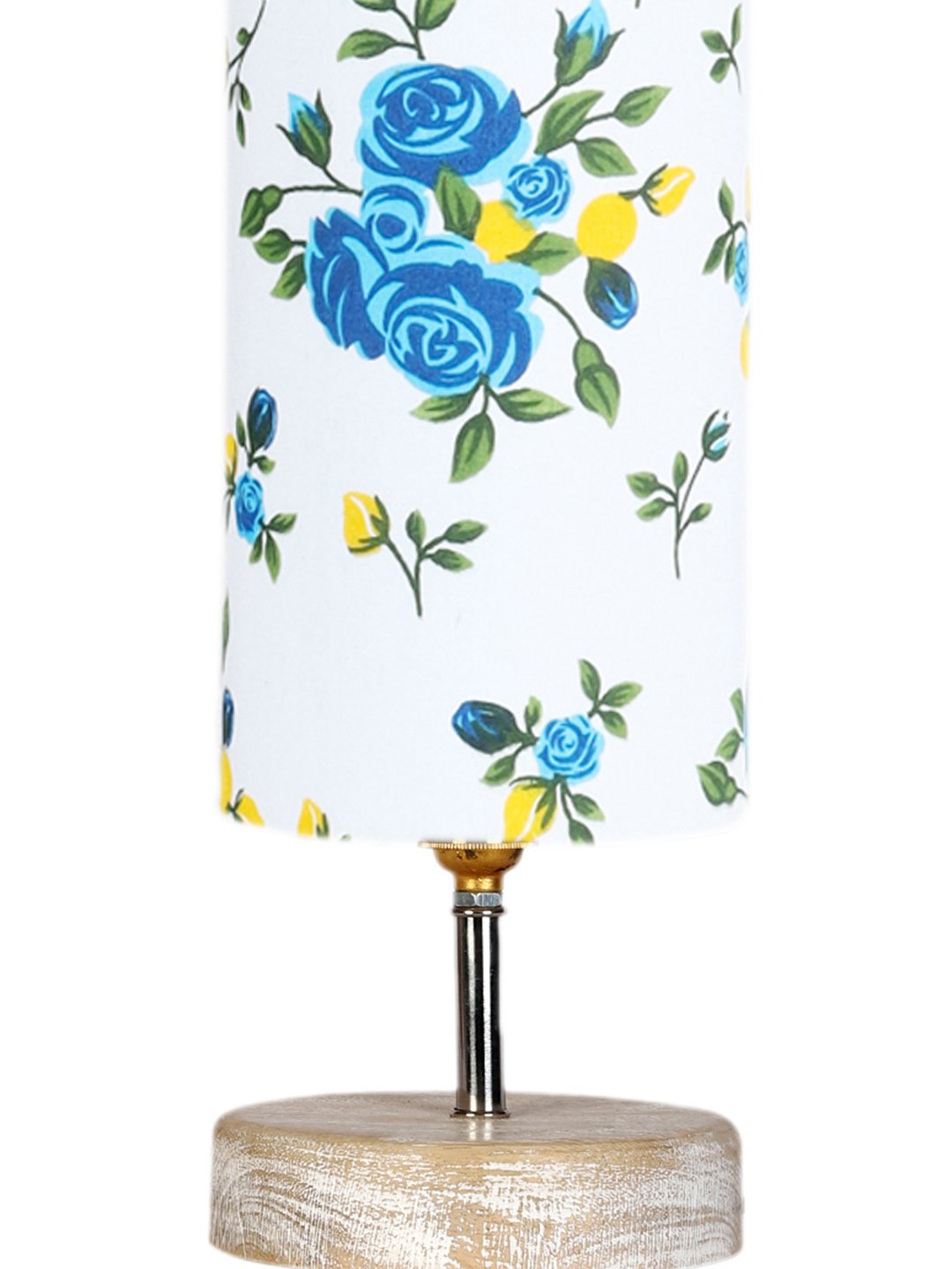 Ambika Home Multi Wood White Brushed Decorative Table Lamp | Premium Handmade Home Decor | Bedroom Living Room Bedside Hotel Café | WK16 - Image 6