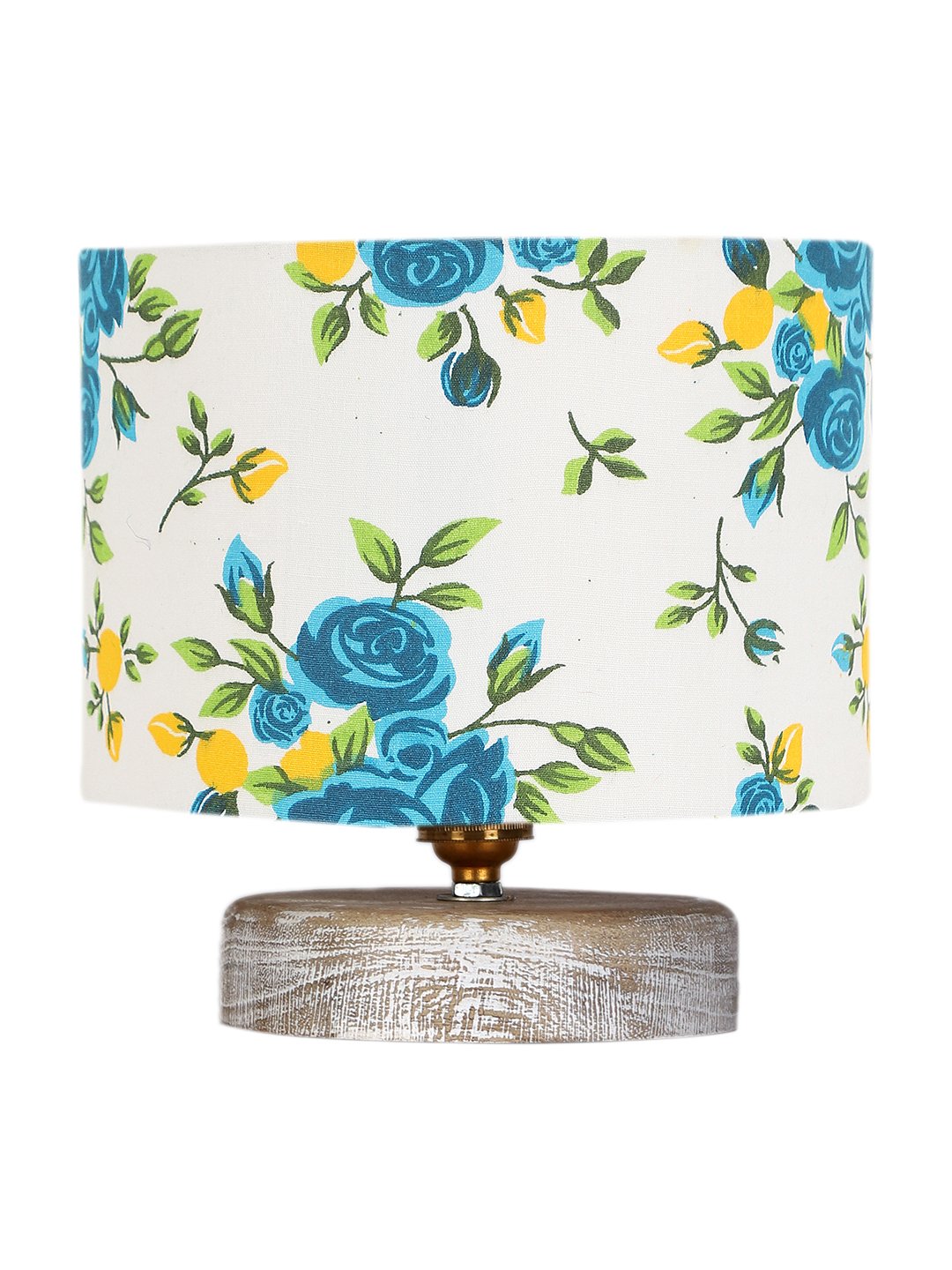 Ambika Home Multi Wood White Brushed Decorative Table Lamp | Premium Handmade Home Decor | Bedroom Living Room Bedside Hotel Café | WK76 - Image 6