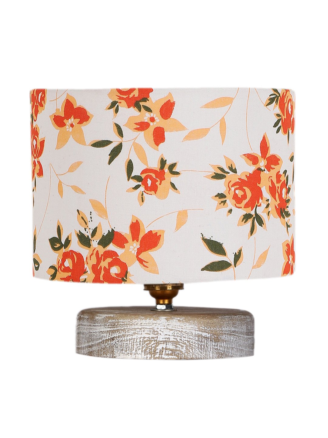 Ambika Home Multi Wood White Brushed Decorative Table Lamp | Premium Handmade Home Decor | Bedroom Living Room Bedside Hotel Café | WK77 - Image 6