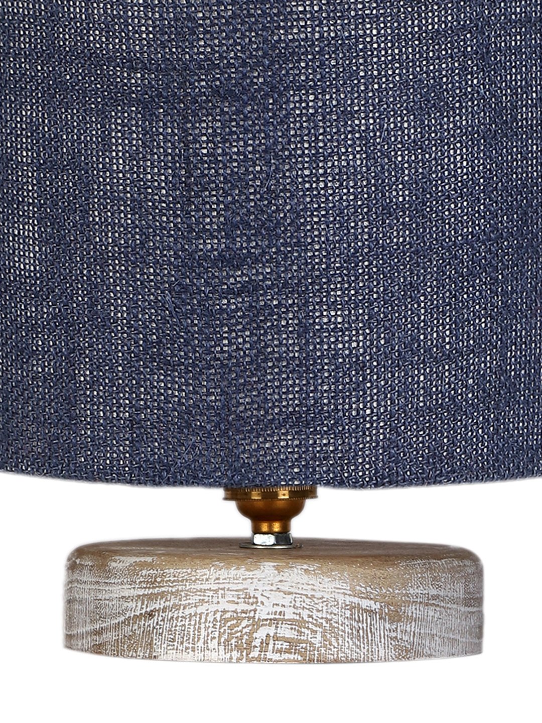 Ambika Home Blue Wood White Brushed Decorative Table Lamp | Premium Handmade Home Decor | Bedroom Living Room Bedside Hotel Café | WK74 - Image 7